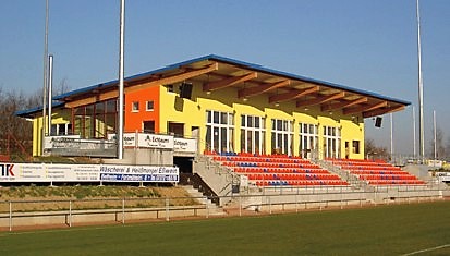 Stadiongebäude Weingarten/Pfalz